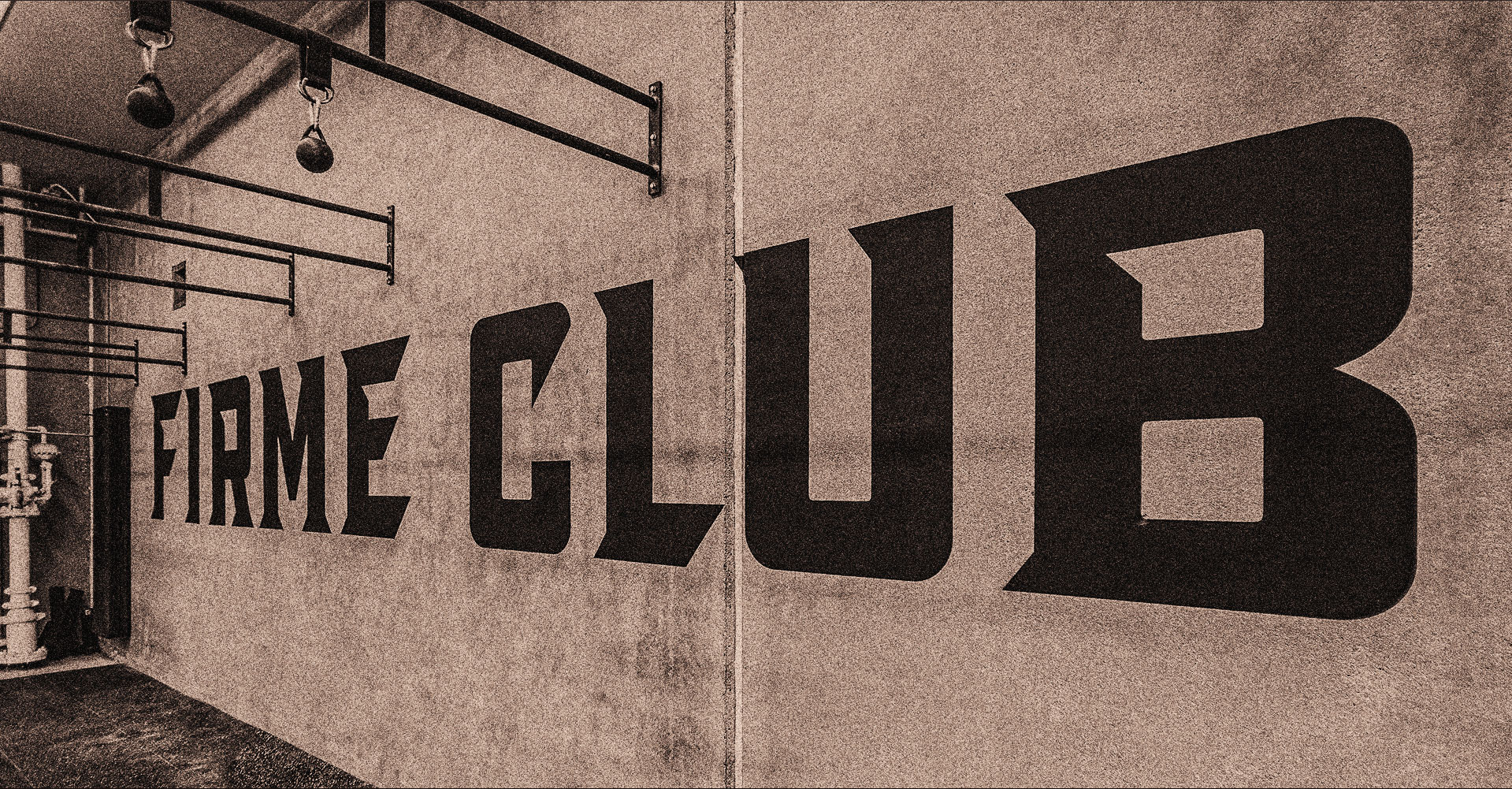 firme club indoor mural